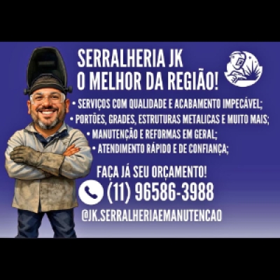 Serralheria em geral. Manutenção em portões, grades, soldas, ajustes....