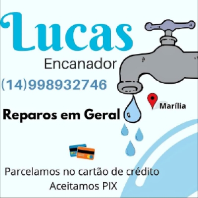 Encanador Marília/SP - Reparos em geral. Chame no ZAP.................