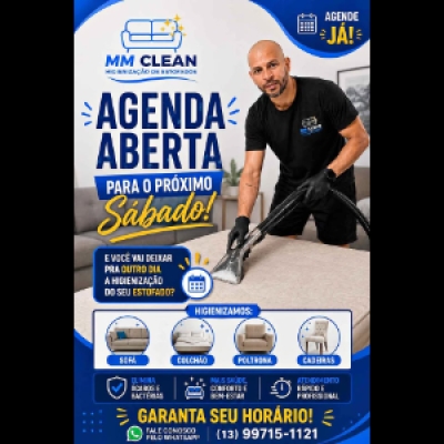 📌 Praia Grande - Higienização de estofados. Agende seu horário.......