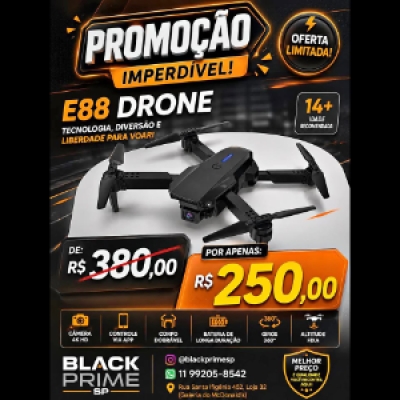 💥 DRONE E88 NOVO LACRADO COM GARANTIA. Super Promoção.................