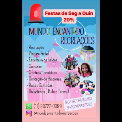 🎭Recreação Infantil, Pintura Facial, Oficinas Temáticas. Chame no Zap