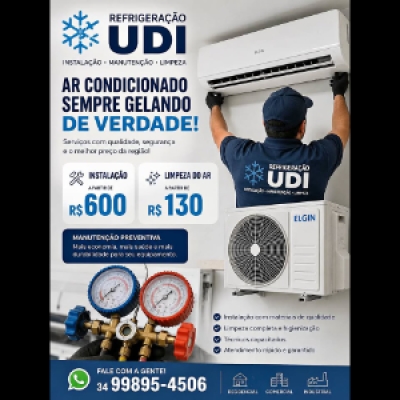 Uberlândia Ar condicionado. Limpeza, Instalação, Manutenção Preventiva